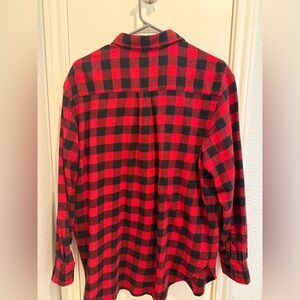 Red and Black Plaid Shirt